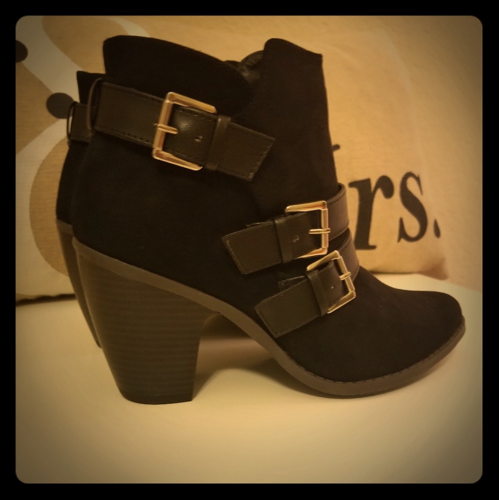 Black booties